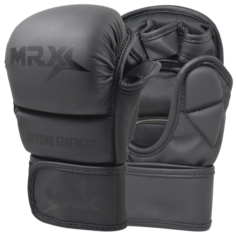 MRX Boxing Sparring Shooter Gloves 7 oz 2524-BLK-L-XL