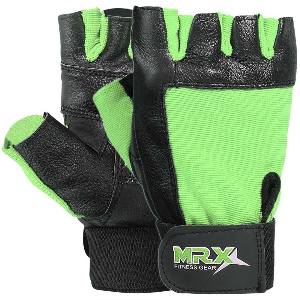 MRX Weight Lifting Gloves Gym Workout Glove Unisex 2602-grn - MRX Products 