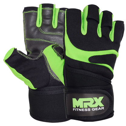 MRX Weight Lifting Gloves Gym Workout Training Bodybuilding Wrist Strap