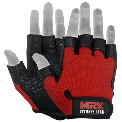 Weightlifting Gloves Grip Palm Half Finger Exercise Training Workout 2625