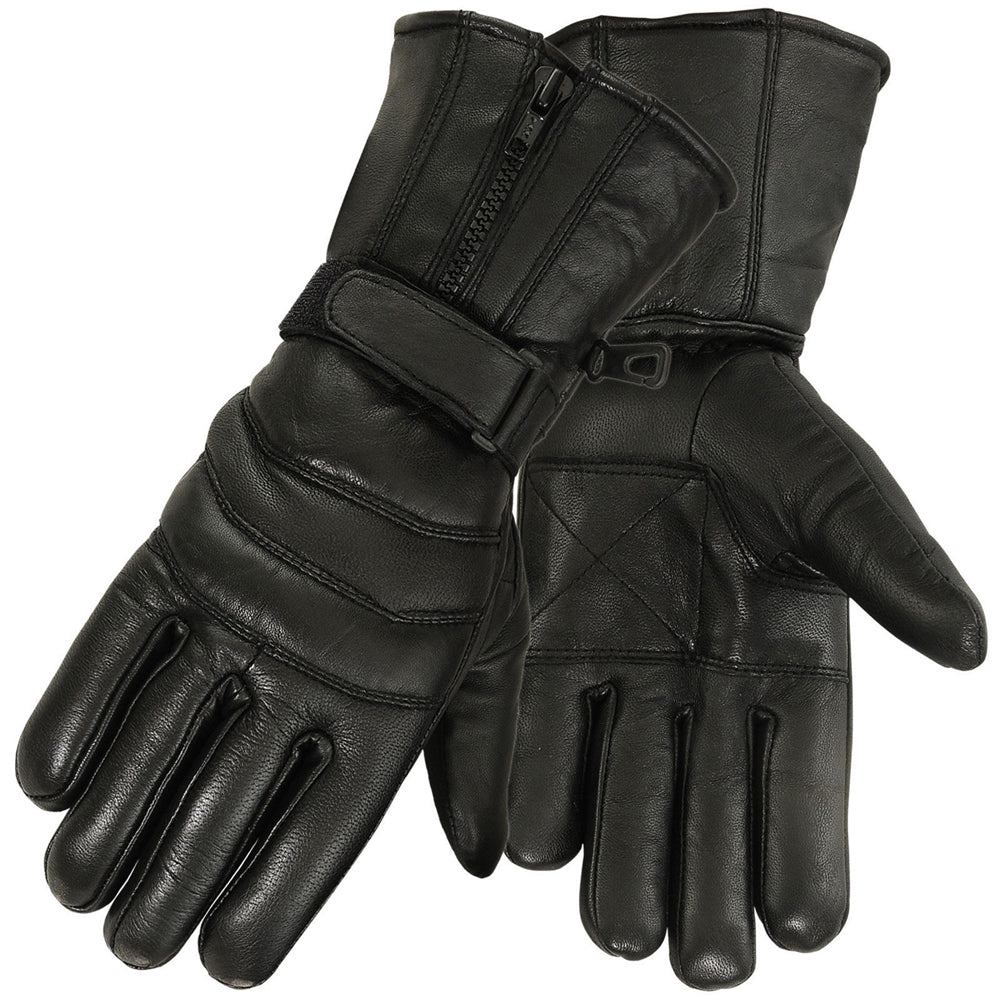 Mens Motorbike Gloves Cold Weather Motorcycle Riding Genuine