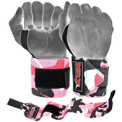 MRX Weight Lifting Wrist Wraps Bodybuilding Gym Training Lifting Wrap Straps - MRX Products 