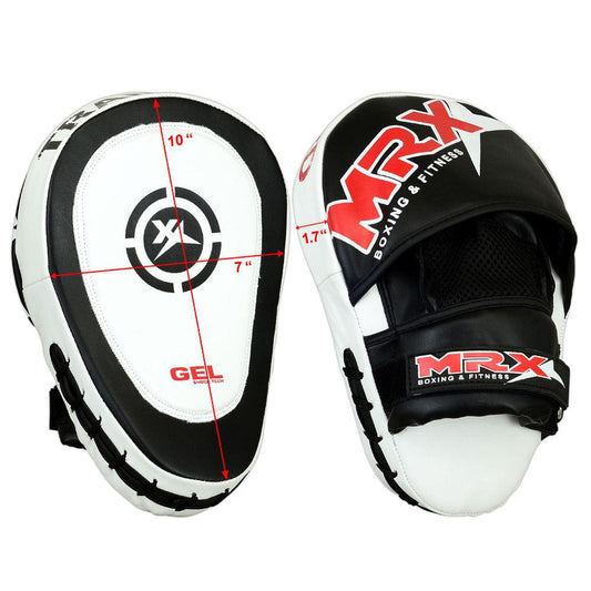 MRX Focus Pad Mitts Boxing Mma Kickboxing Punching Pads Adult Unisex