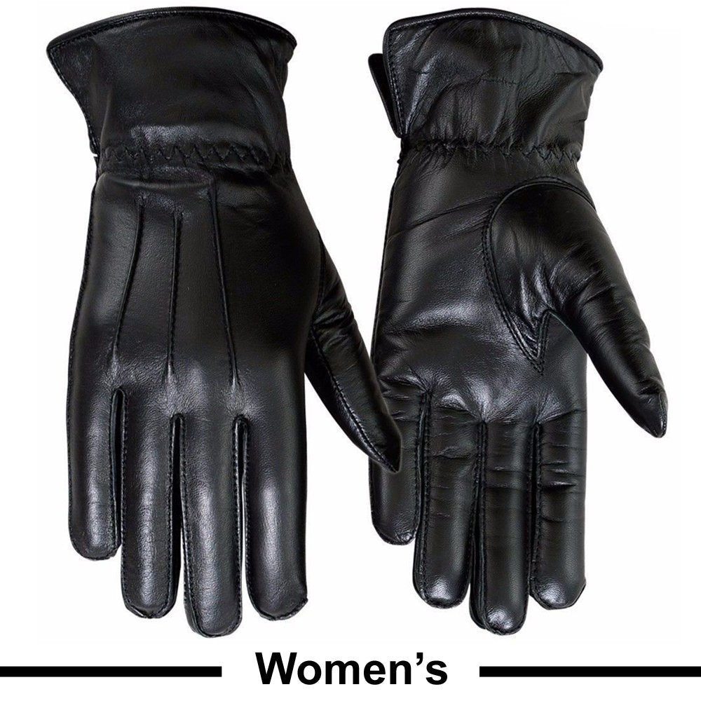MRX Ladies Warm Winter Gloves Dress Thermal Lining Genuine Leather Black, M MRX Ladies Warm Winter Gloves Dress Thermal Lining Genuine Leather Black, M