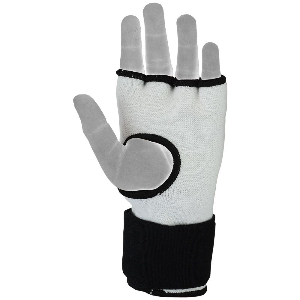 MRX Inner Gloves With Wraps Gel Padding White