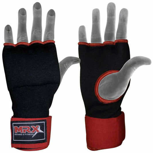 Boxing Inner Gloves Gel Pad With Wraps Black - MRX Products 