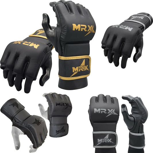 MRX MMA Mens Grappling Gloves for Cage Fighting Training Punching
