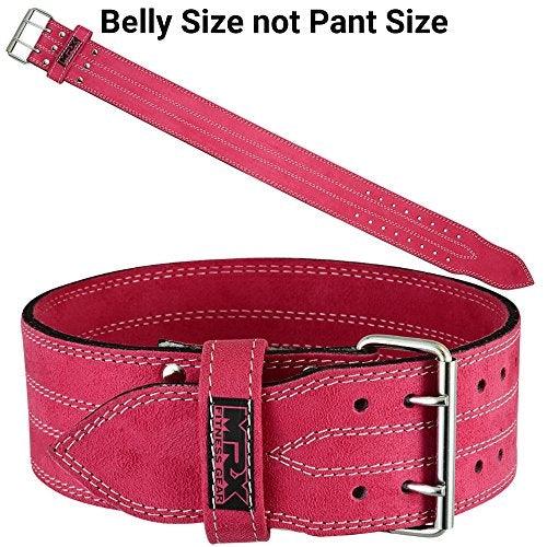 Power Weight Lifting Belts 4" Wide For Men & Women Pink