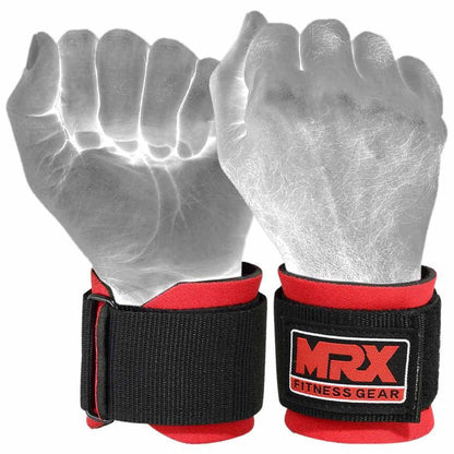MRX Weight Lifting Wrist Straps Lifting Wrap Gym Bodybuilding Workout
